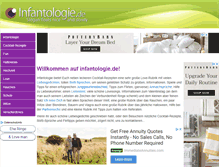 Tablet Screenshot of infantologie.de